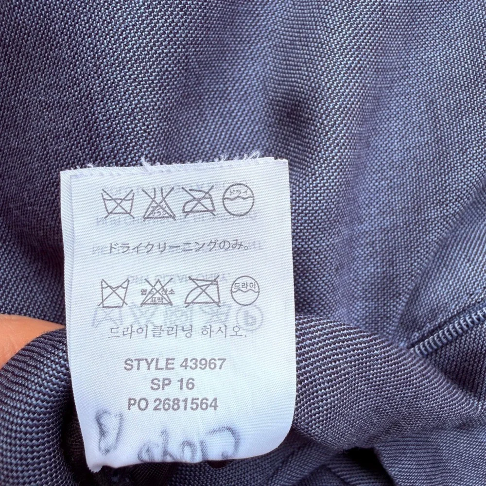 J.Crew Ludlow Slim Dress Pants Mens 32x32 Blue 100% Wool Trousers Business